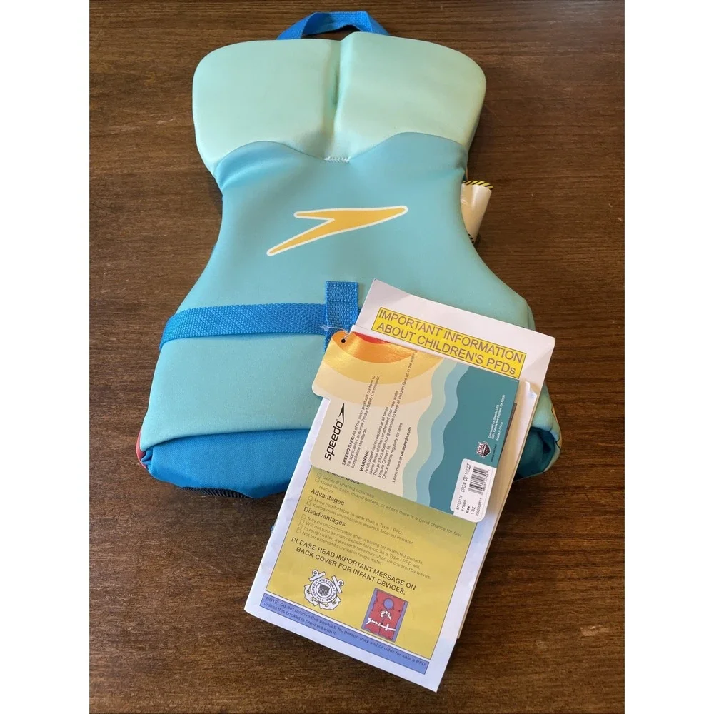 Speedo Infant Personal Flotation Device USCG Approved Life Jacket Up to 30 Lbs